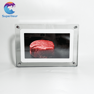 Superlieur 7英寸灰色IPS液晶屏广告播放器透明亚克力运动数码相框USB支持时钟 - Product Image 4