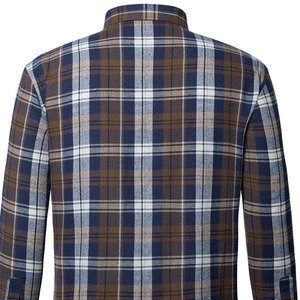 Camisa de Franela a Cuadros para Hombre, Manga Larga, Cierre de Botones, Estilo Casual, Algodón Transpirable, Ropa de Otoño, Última Moda - Product Image 6