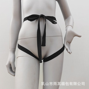 Ceinture de soutien rectal Yuqilin noire en spandex et coton respirant pour patients âgés - Product Image 5