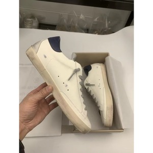 Sneakers de luxe de créateurs, style vintage, chaussures pour hommes, polyvalentes, en cuir vieilli, semelle plate, unisexes, chaussures de skate, mode décontractée - Product Image 6