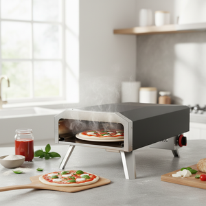 <span class=keywords><strong>Four</strong></span> à pizza au gaz rotatif portable professionnel pour la préparation de petites pizzas napolitaines pour restaurant - Product Image 1