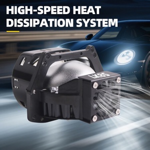 SANVI LK8S Faros Delanteros LED para Automóvil de 3 Pulgadas con Matriz Cuadrada, Luz Alta/Baja, LED Brillante H7, Lente Dual, 12V, Ajuste Universal - Product Image 4