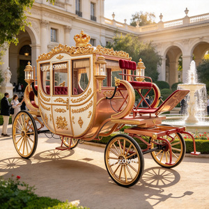 Conception structurelle créative de calèche royale unique sur mesure pour les défilés de mariage haut de gamme et les parcs d'attractions - Product Image 1