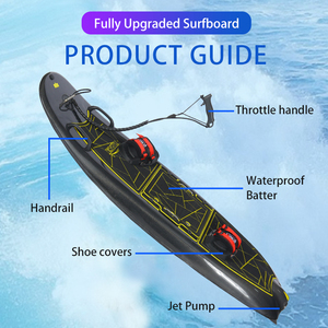 Tabla de Surf Hydrofoil de Fibra de Carbono de Alta Velocidad - Montaje Rápido, Ligera, Gran Entretenimiento para Deportes Acuáticos YD-102 Ocean Water-Power - Product Image 6