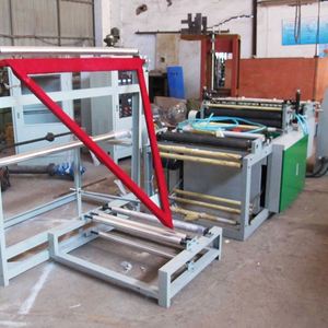 เครื่องผลิตถุงฟิล์มกันกระแทกแบบอัตโนมัติสองแถว ทำจากวัสดุ PE พร้อมฟิล์มกันกระแทกแบบ Air Column และฟิล์มกันกระแทกแบบ Bubble Film - Product Image 2