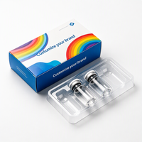 Boîtes cadeaux personnalisables écologiques 3ml 5ml avec pelliculage mat, gaufrage et fermeture magnétique pour emballage de pilules, taille/couleur personnalisées ISO
