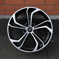 Auf Lager: 18 19 Zoll 8J 5x112 Glanzschwarz Machined Face Alufelgen für VW Golf R GTI Touran Polo BMW X5 F25