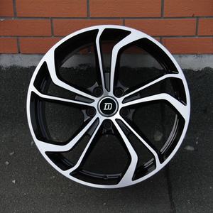 En stock 18 19 pouces 8J 5x112 Jantes en alliage face machine noir brillant pour VW Golf R G TI <span class=keywords><strong>Touran</strong></span> Polo BMW X5 F25 - Product Image 6