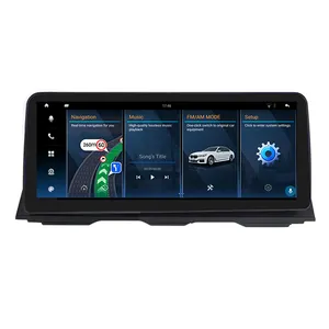 Draadloze Carplay 12.3 "Auto Android Auto Radio Multimedia Speler Gps Navigatie Stereo Voor Bmw Serie 5 F10 F11 F18 2010-2016