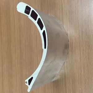 Perfil de Extrusão de Alumínio Revestido Branco para Tubo de Persiana Hidrofoil - Product Image 2