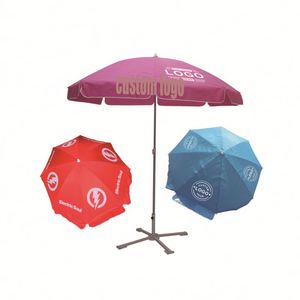 Impression personnalisée grand <span class=keywords><strong>parasol</strong></span> de jardin extérieur imperméable plage Uv parapluie auvent 48 pouces - Product Image 1