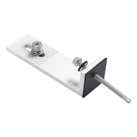 Supports de montage solaire en acier inoxydable corrugué et en aluminium pour système photovoltaïque de 22 kW, résistants à la corrosion, résistance au vent de 60 m/s, charge de neige de 1,4 KN/m²