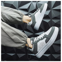 Chaussures plates rétro pour hommes avec logo personnalisé d'usine, tendance, polyvalentes, pour étudiants, jeunes, décontractées, baskets de sport