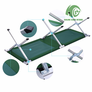 Lit de camping pliable Kango pour adultes, lit tactique robuste avec <span class=keywords><strong>sac</strong></span> de transport, lit de camp portable pour les voyages en plein air - Product Image 1