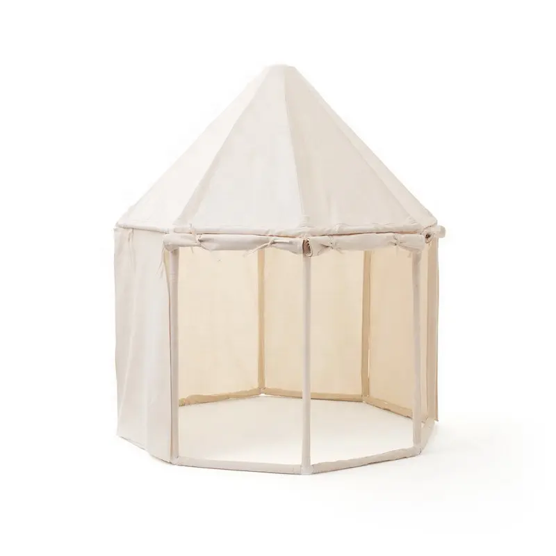 Château de princesse pour enfants d'intérieur asweets tipi Playhouse pavillon en toile de coton tente de maison de jeu