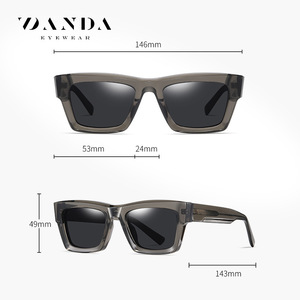 Danda Sunglasses S32110 <b>Grey</b> <b>Frame</b> TAC Lens UV400 Protection Unisex Fashion Sunwear - Product Image 4