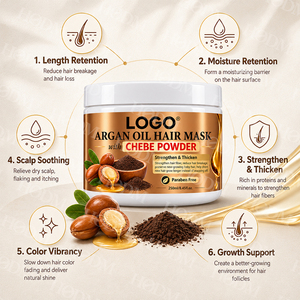 <span class=keywords><strong>Masque</strong></span> capillaire Chebe à l'huile d'argan pour <span class=keywords><strong>cheveux</strong></span> naturels - Crème hydratante et stimulante pour la croissance des <span class=keywords><strong>cheveux</strong></span> bouclés et <span class=keywords><strong>crépus</strong></span> - Marque privée, vente en gros - Product Image 4
