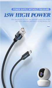 Adaptador Gigabit PoE 44-57V para 5V 3.5A 15W 1000Mbps IEEE802.3af Micro USB Combinador PoE para Câmeras - Product Image 5