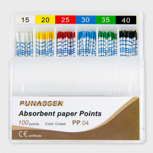 Papier absorbant dentaire Gutta Percha Point papier conique 02 / 04 / 06 avec certificat CE - Product Image 3