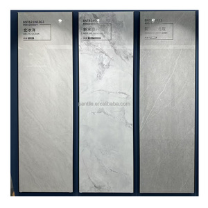 Dalles de pierre frittée blanche grand format 800x2600 Arabescato Orobico Grigio Carreaux de pierre frittée aspect béton à Guangzhou 24x96 - Product Image 2