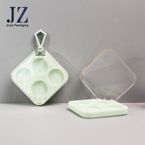 Jinze Bán Buôn Làm Cho Riêng Bạn Palette Trang Điểm <span class=keywords><strong>Container</strong></span> Và Bao Bì Rỗng Từ Eyeshadow Palette Rõ Ràng Nắp - Product Image 2