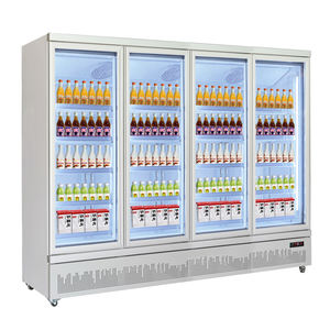 Réfrigérateur vertical à boissons à température unique à 4 portes avec services OEM/ODM - Product Image 1