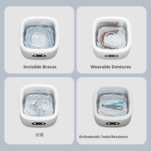 Limpiador Ultrasónico Portátil con Vibración de Alta Frecuencia y Esterilización UVC, Máquina de Limpieza para Uso Doméstico - Product Image 2