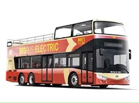 Autocar électrique à deux étages Ankai 12M EV DDB 60 places 350 kWh, luxe et confort, pour excursions touristiques