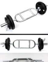 Barres d'haltères unisexes en acier inoxydable et acier à ressort, droites, 20 kg, antidérapantes, durables, pour la musculation en salle de sport