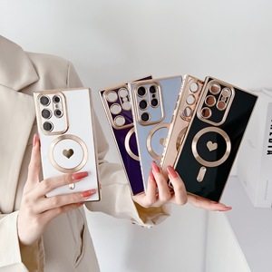 เคสโทรศัพท์ <span class=keywords><strong>Samsung</strong></span> S25 Ultra/S24 Plus/<span class=keywords><strong>S21</strong></span>+ ลายดวงตาสัตว์รูปหัวใจเคลือบเงาแบบแม่เหล็ก ป้องกันรอบด้าน - Product Image 2
