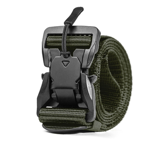 Cinturón Táctico Magnético de Aleación DFGB83 con Hebilla de Serpiente, Cinturón Casual para Hombre, Cinturón de Nylon de Moda para Mujer - Product Image 1