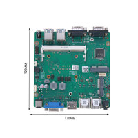 Carte mère industrielle OEM, carte CPU, mini PC embarqué SBC, Intel Core I7 4500U, double LAN, 4G LTE SIM pour affichage numérique