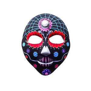 OEM with diamond and flower Mexican Day of Dead Sugar Skull full face mask