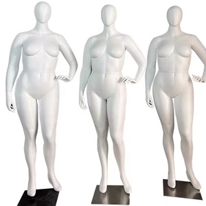 뚱뚱한 숙녀 모델 사진 모델 디스플레이 랙 전신 소품 여성 뚱뚱한 엄마 창 몸 모델 - Product Image 1
