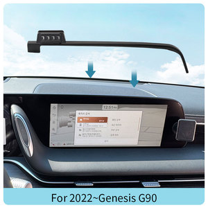 Adecuado para 2022 ~ <span class=keywords><strong>Genesis</strong></span> G90 soporte de pantalla al por mayor nuevo soporte de teléfono móvil para coche soporte de teléfono móvil Gravity - Product Image 2