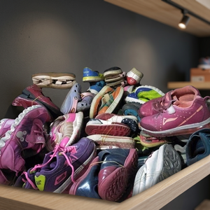 Factory Wholesale Mixed Shoes Bales Used Sneaker Unisex Shoes Stock for Adult and Kids - Product Image 3