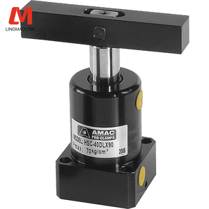 Véritable vérin hydraulique oscillant <span class=keywords><strong>AMAC</strong></span> HSCMF50SR*90-E à montage sur bride en acier, à serrage étendu, pour équipement industriel Mazak - Product Image 3