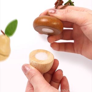 Juguete Montessori de Madera con Diseño de Comida para Niños Pequeños, Regalo, Juego de Cocina para Cortar Frutas, Juguetes de Imitación - Product Image 3