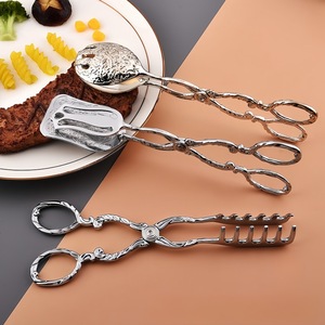 Aluminum Alloy Buffet <b>Tongs</b> Set 3 Styles Heavy Duty Ergonomic Grip Non-Slip Tip Food-Grade Kitchen <b>Serving</b> Salad Commercial - Product Image 4