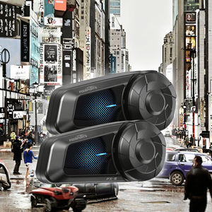 <span class=keywords><strong>Fodsports</strong></span> FX-S 1000M, Casco de Motocicleta de Plástico ABS Impermeable de 2 Piezas para 2 Personas, para Intercomunicador con Auriculares - Product Image 3