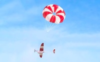 Dispositif de récupération de parachute de sécurité pour drone agricole, système de protection anti-collision, mini-parachute jouet