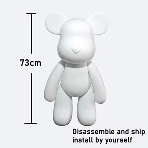 DIY Craft Großes Modell Großer gewalttätiger Bär Weißer Gießbär Abbildung 53cm/73cm/100cm Größe DIY Flüssigkeits bären zur Dekoration - Product Image 5