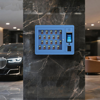 Armoire de gestion des clés intelligente RFID avec fonction de suivi des clés en temps réel, armoire de gestion des clés pour véhicules d'entreprise