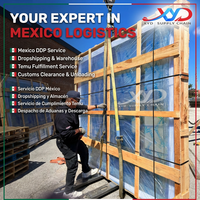 Agent d'expédition professionnel vers les États-Unis, le Canada et le Mexique, entreposage gratuit, consolidation LCL+Express, assurance incluse, logistique DDP