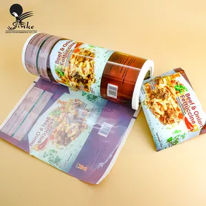 Cina fornitore personalizzato di termosaldatura laminazione flessibile imballaggio alimentare plastica Instant Noodle bustina rotolo di pellicola