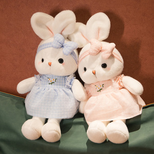 Di alta qualità <span class=keywords><strong>peluche</strong></span> <span class=keywords><strong>coniglio</strong></span> carino Daisy <span class=keywords><strong>coniglio</strong></span> <span class=keywords><strong>bianco</strong></span> <span class=keywords><strong>peluche</strong></span> <span class=keywords><strong>peluche</strong></span> pezza bambola cuscino - Product Image 4