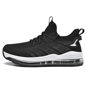 Zapatillas de Baloncesto Deportivas para Hombre, Logotipo Personalizado, Parte Superior de Tela Elástica Transpirable, Amortiguación Completa, Tallas Estadounidenses 13 14, Tendencia de Moda Primavera - Product Image 2