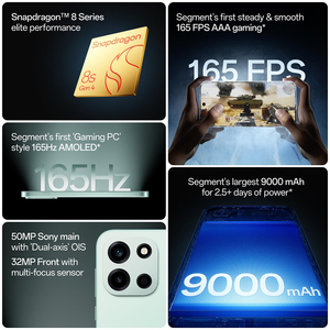 OnePlus Nord 6 Versione Globale Smartphone 6.78'' Snapdragon 8s Gen 4 9000mAh 80W 165Hz Smartphone da Gaming - Product Image 2