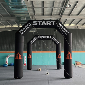 Arco Inflável Quadrado Selado para Publicidade, Infláveis Reforçados em PVC com Bomba de Ar e Bolsa de Transporte para Corrida de Cross Country - Product Image 1
