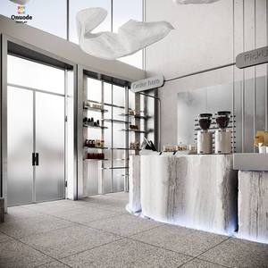 Conception de petite boutique de café de luxe |   Comptoir de bar et vitrines de style unique |   Solutions d'aménagement intérieur haut de gamme pour mini-cafés - Product Image 4
